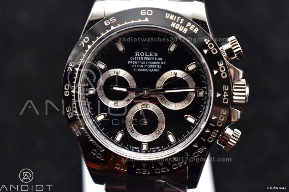 116500 Dial Daytona 733 SH Trendy Edition Bracelet and Best Case Black 904L APSF SS 1:1 0504